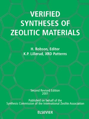 cover image of Verified Synthesis of Zeolitic Materials